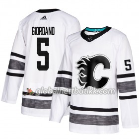 Calgary Flames Hockeydrakt Mark Giordano 5 Hvit 2019 NHL All-Star Adidas Authentic - Herre